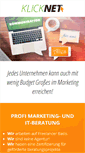Mobile Screenshot of klicknet.de
